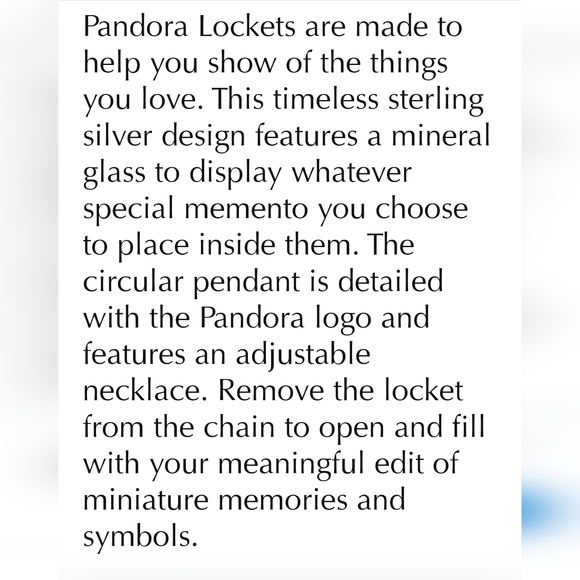 Pandora Floating Locket Necklace - Picture 14 of 14